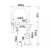 Bateria Blanco CATRIS-S Flexo Filter PVD Steel 526 706